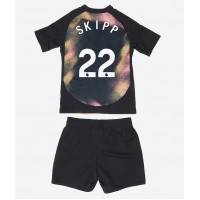 Maglia Calcio Leicester City Oliver Skipp #22 Seconda Divisa Bambino 2024-25 Manica Corta (+ pantaloncini)